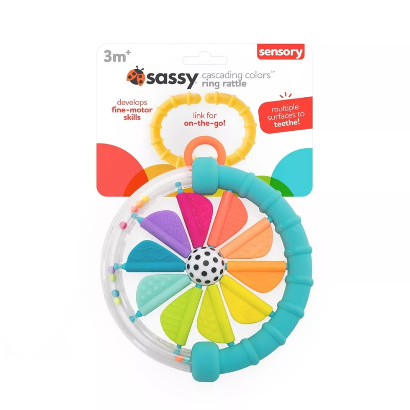 Cascading Colors Ring Rattle