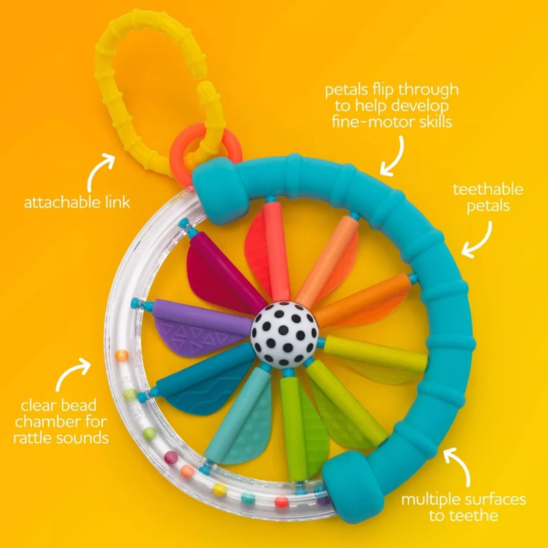 Cascading Colors Ring Rattle