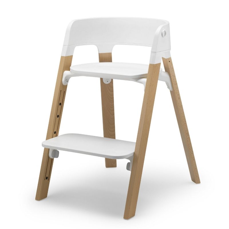 Steps Chair White Natural