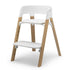 Steps Chair White Natural