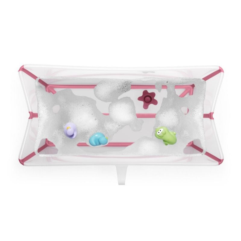 FlexiBath Bundles with Heat Sensing Plug Clear Pink