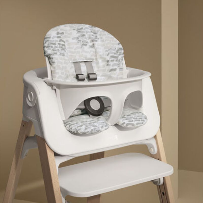 Steps Baby Cushion Waves Grey