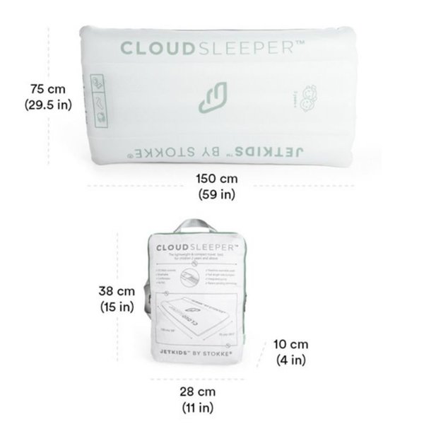 JetKids CloudSleeper Inflatable Kids Bed | Snuggle Bugz