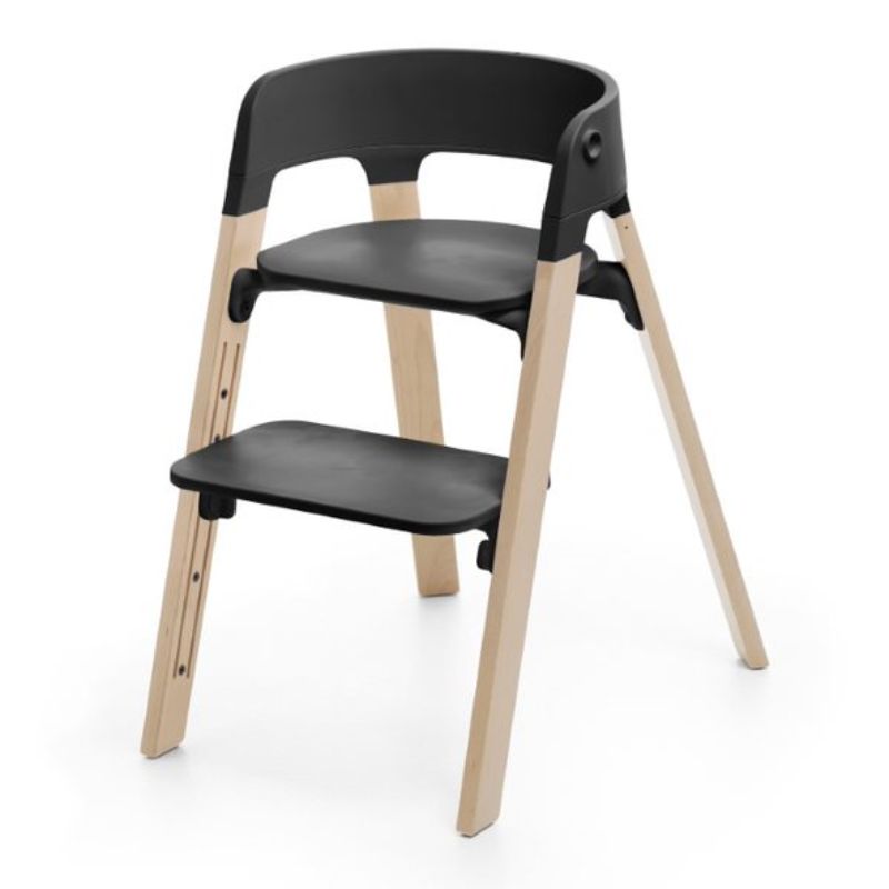 Steps Chair Black / Natural