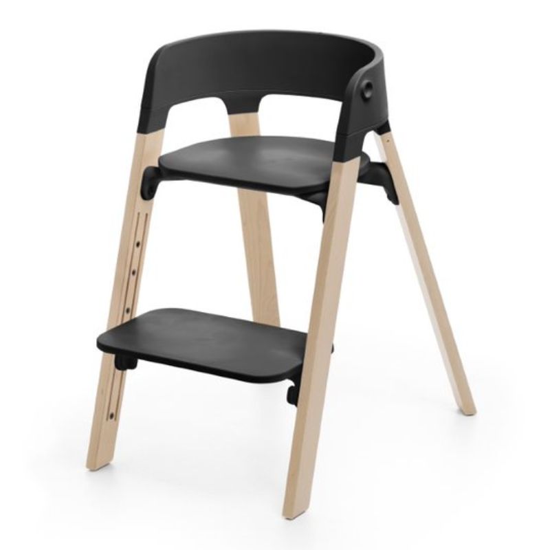 Steps Chair Black / Natural