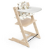 Tripp Trapp High Chair & Cushion with Tray​ Natural with Mickey Celebration