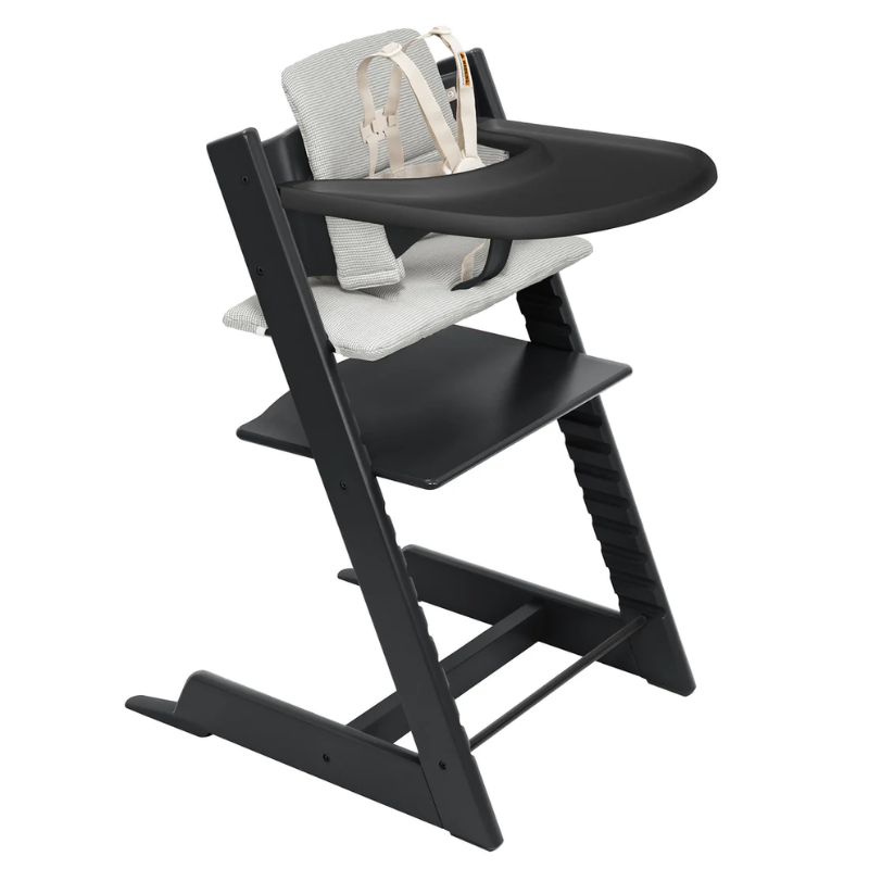 Tripp Trapp High Chair2 with Cushion, Newborn Set and Tray