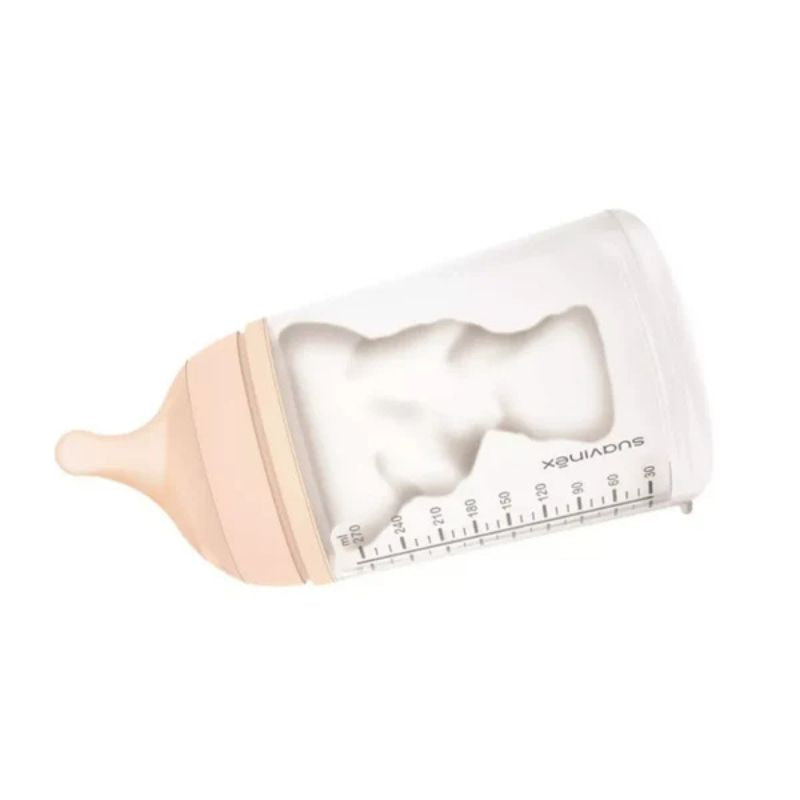 thumbnail image 2 of Suavinex Zero.Zero Medium Flow Asymmetrical Silicone Nipple, 2 Pack (3m ), Medium 2 of 14