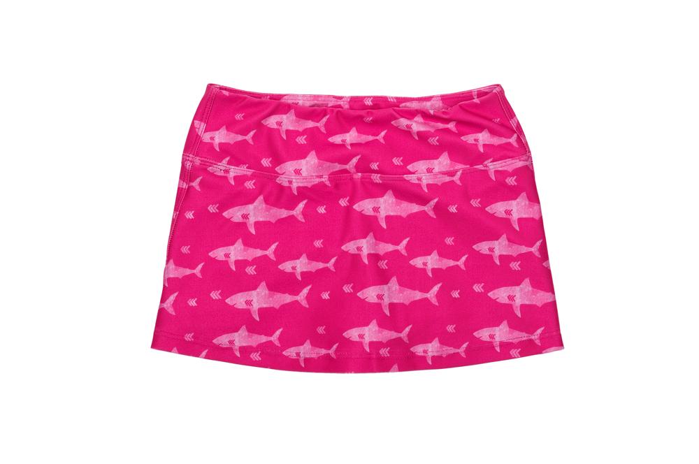 Shark Skort - UPF 50 Fuchsia