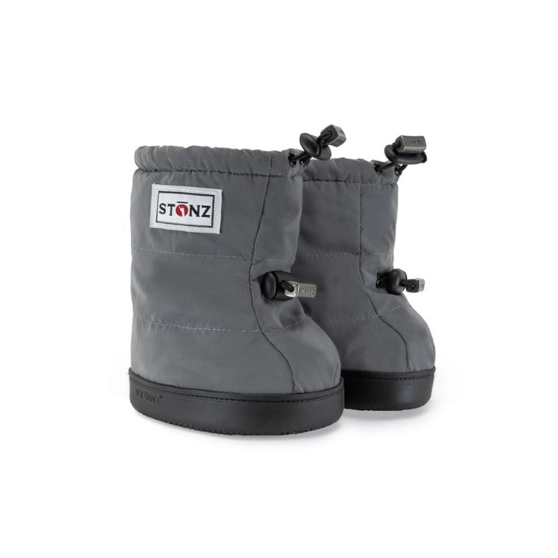 Puffer Booties  Silver