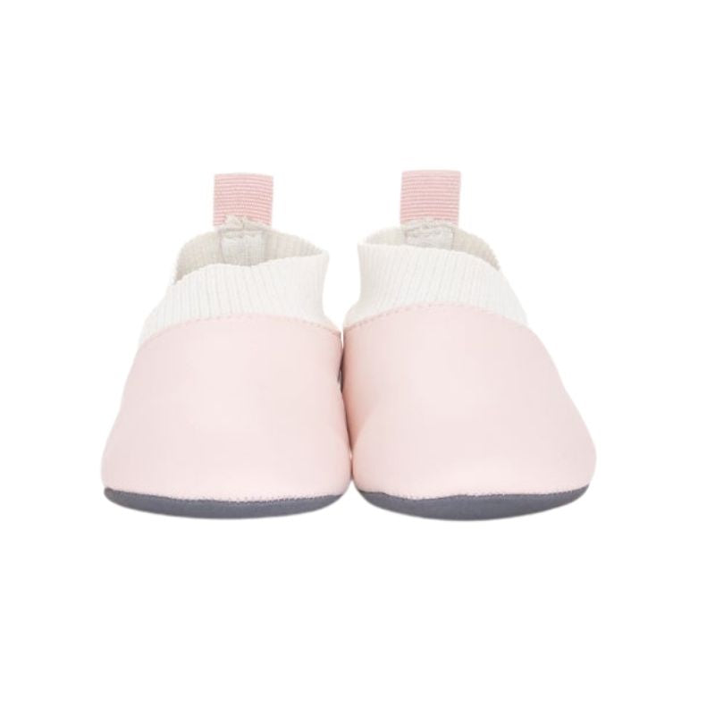 Yale Slip-On Baby Shoes Pink/Ivory
