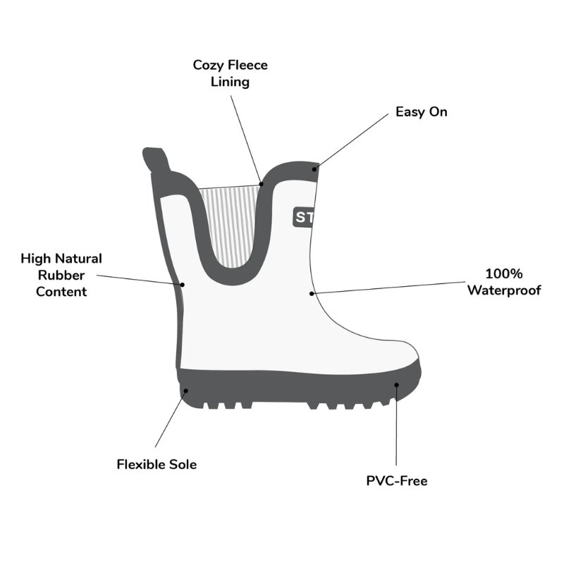 Urban Waterproof Rain Boot for Kids