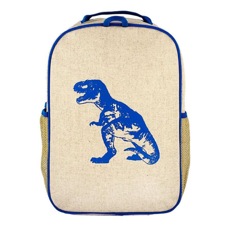 Grade School Backpack Blue Dino