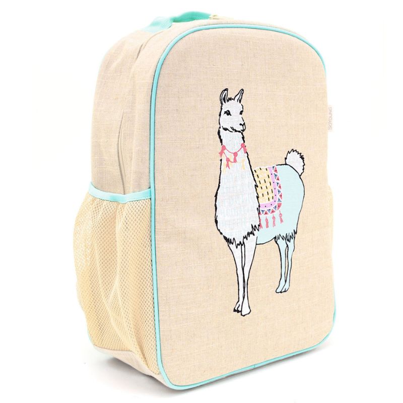 Grade School Backpack Groovy Llama