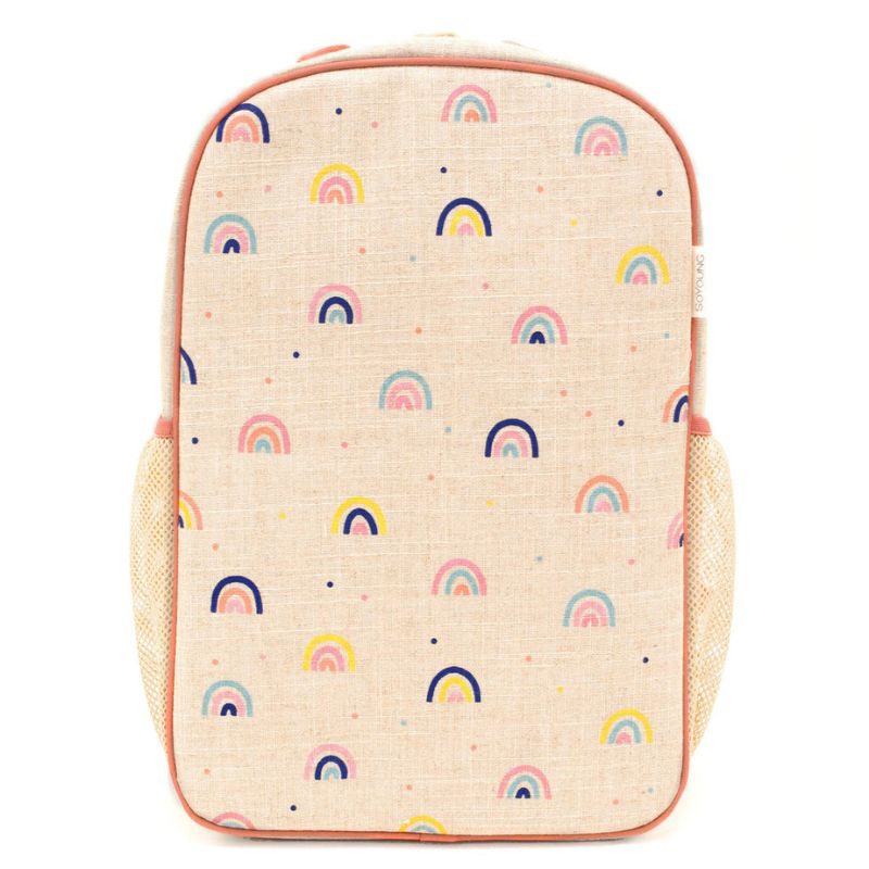 Grade School Backpack Neon Rainbow