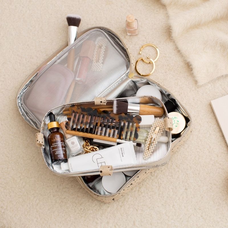 Linen Beauty Poche Rose Gold