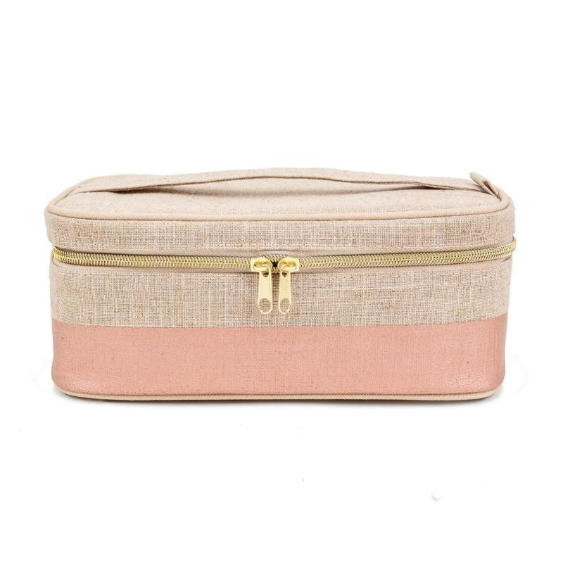 Linen Beauty Poche Rose Gold