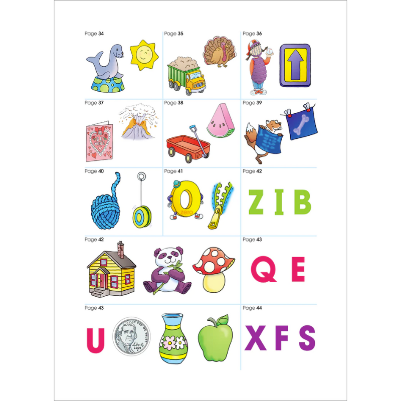 Cahier d'exercices d'autocollants alphabet