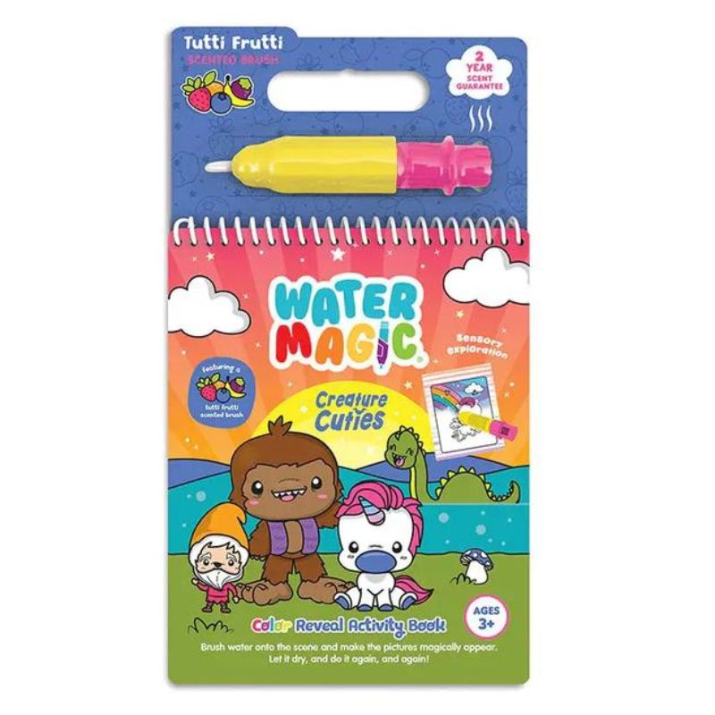 Smell and Learn Water Magic Activity Book Creature Cuties (Tutti Frutti)