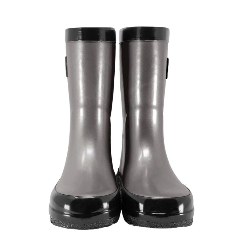 Rain Boots Metallic Grey