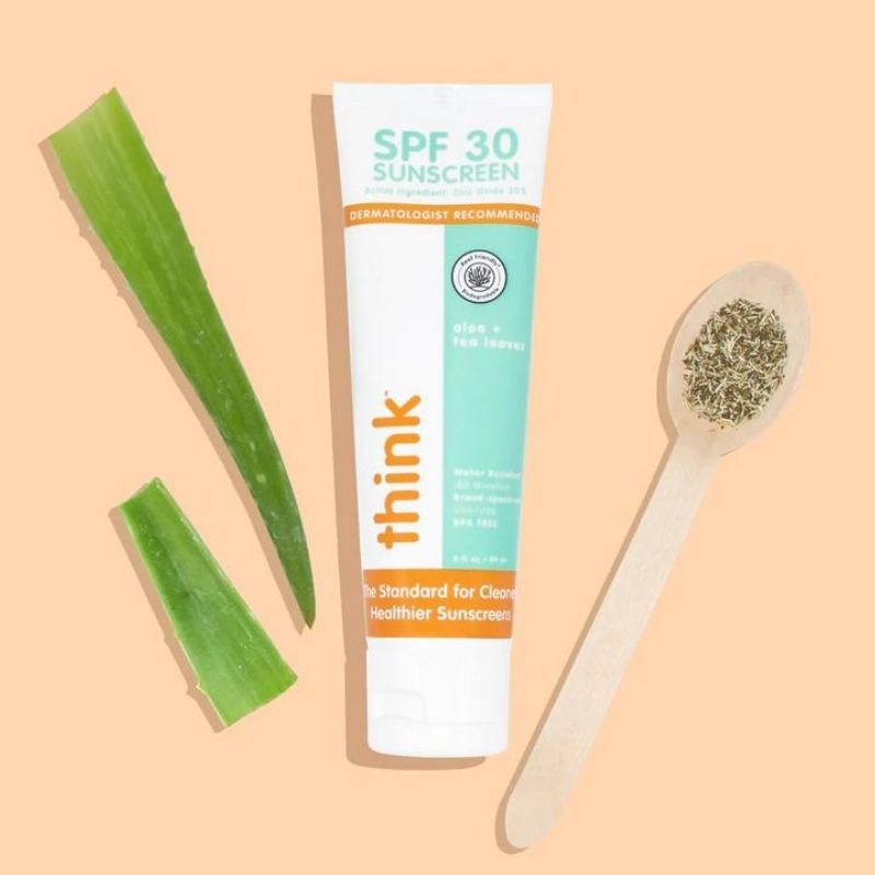 Think SPF 30 Sunscreen with Aloe & Tea Leaves   