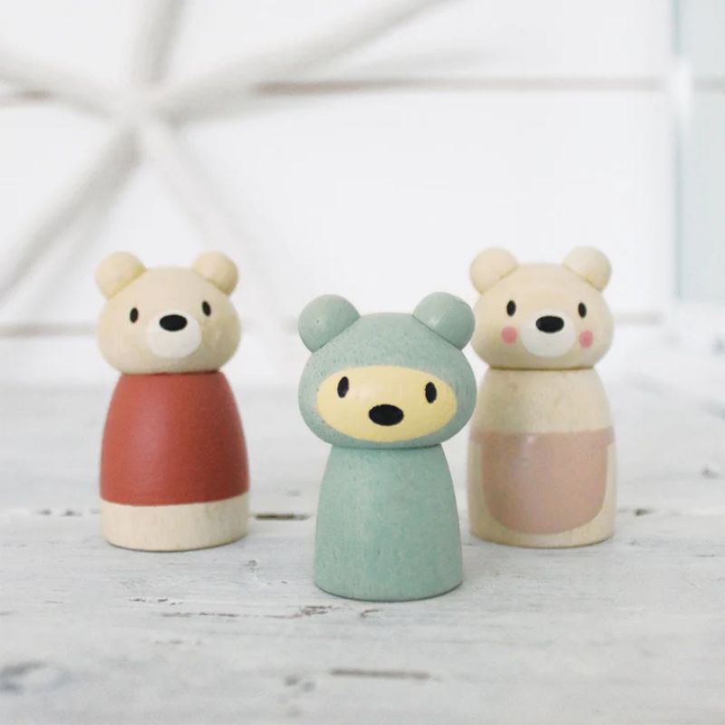 Wooden Animal Families