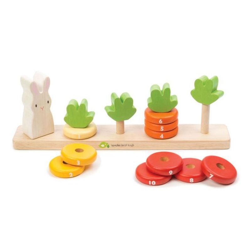 Counting Carrots Stacking Game