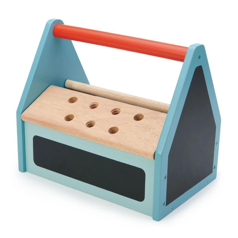 Wooden Tap Tap Tool Box Set