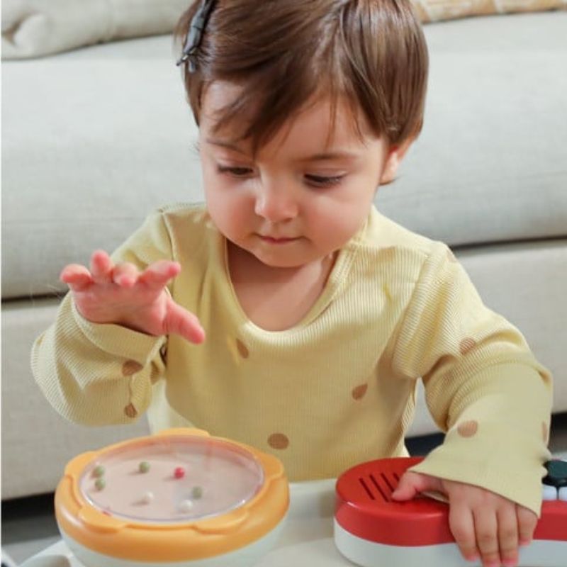 5-in-1 Here I Grow Stationary Activity Center Boho Chic