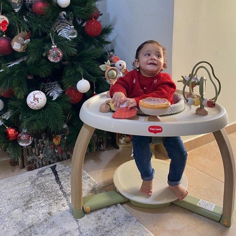 5-in-1 Here I Grow Stationary Activity Center Boho Chic