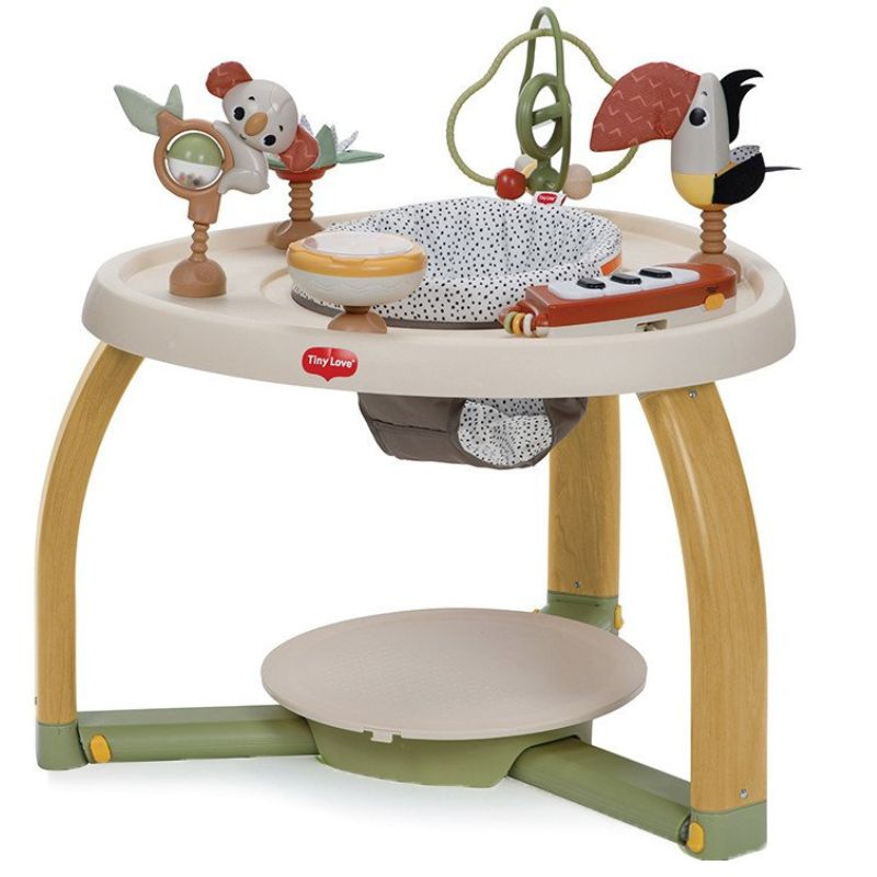 5-in-1 Here I Grow Stationary Activity Center Boho Chic