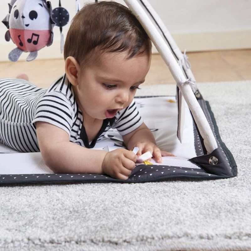Deluxe Gymini Activity Mat Black and White
