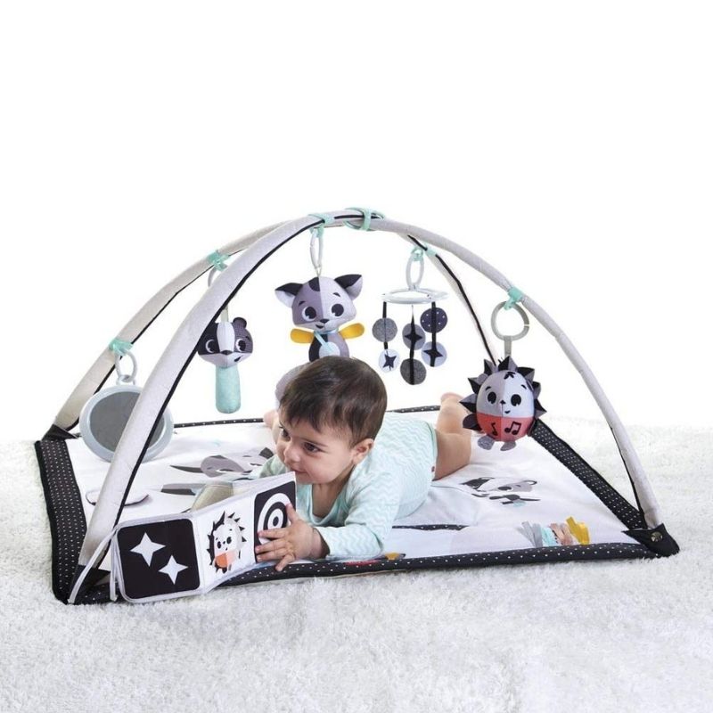 Deluxe Gymini Activity Mat Black and White