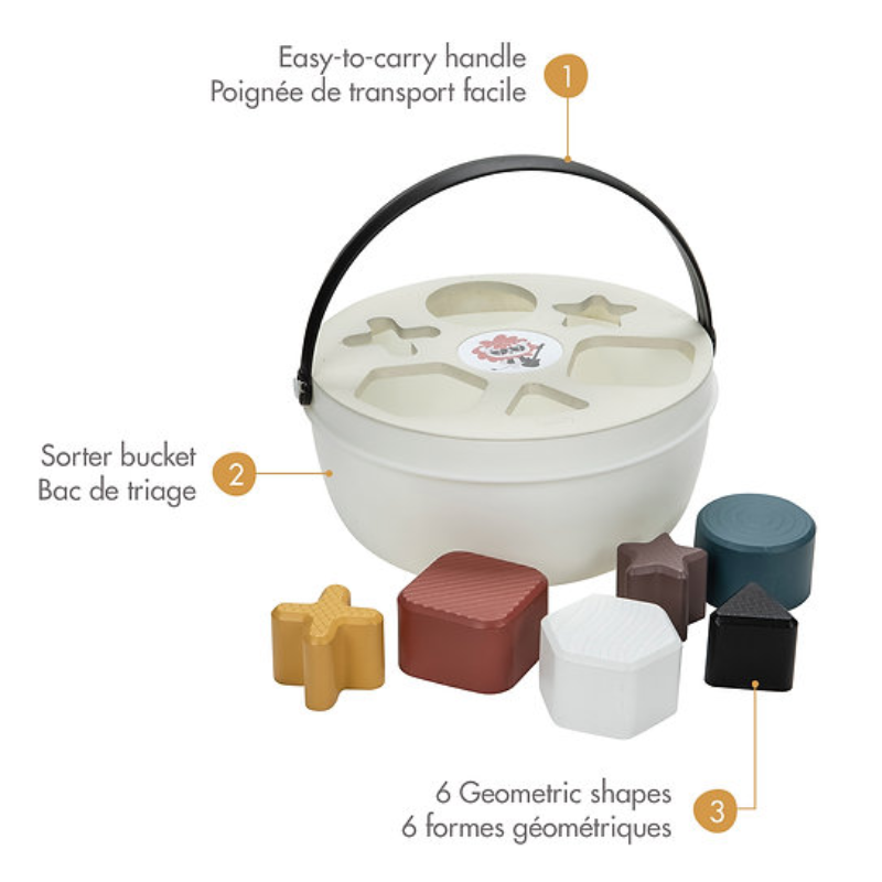 Tiny Rocker Shape Sorter | Snuggle Bugz | Canada's Baby Store