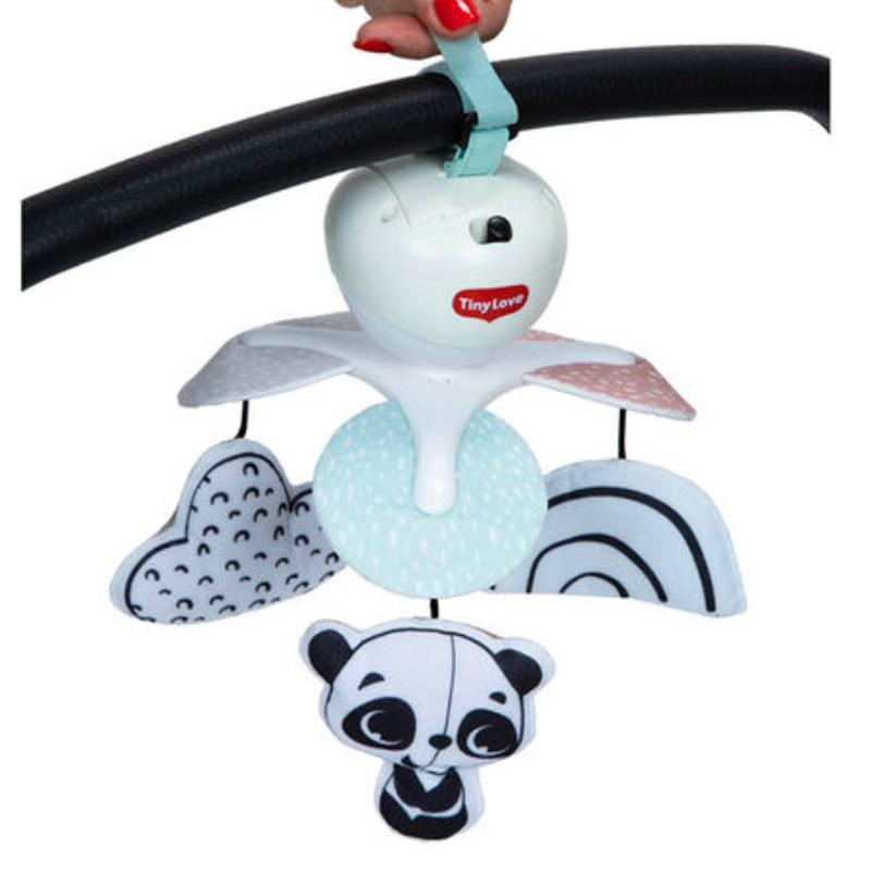 Mobile à emporter décor noir et blanc