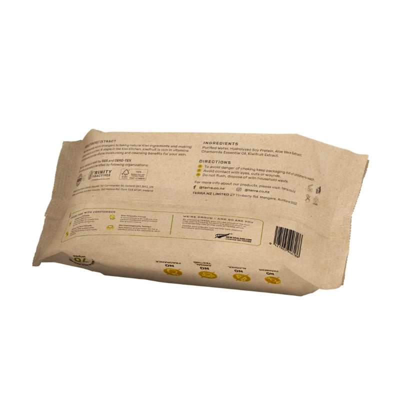 Bamboo Baby Wipes Kiwifruit - 70 Pack