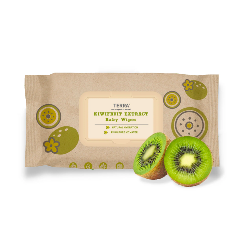 Bamboo Baby Wipes Kiwifruit - 70 Pack