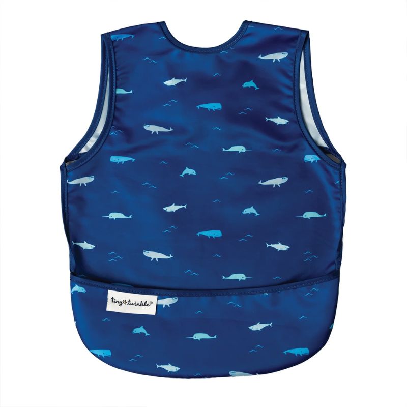 Mess-Proof Apron Bib Ocean Life
