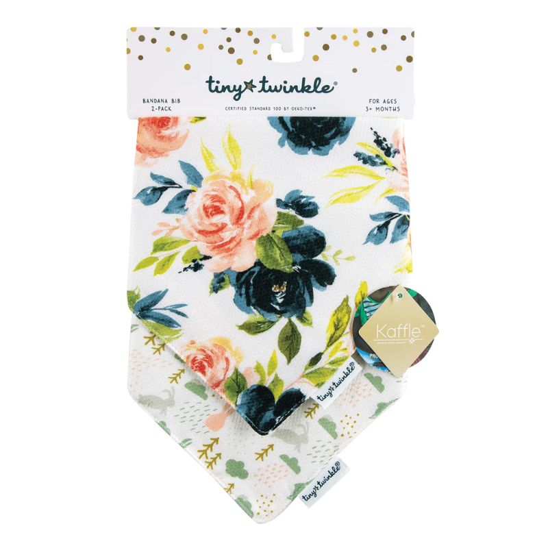 Kaffle Bandana Bib - 2 Pack Blush