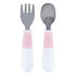 Toddler Fork and Spoon Sets Rose