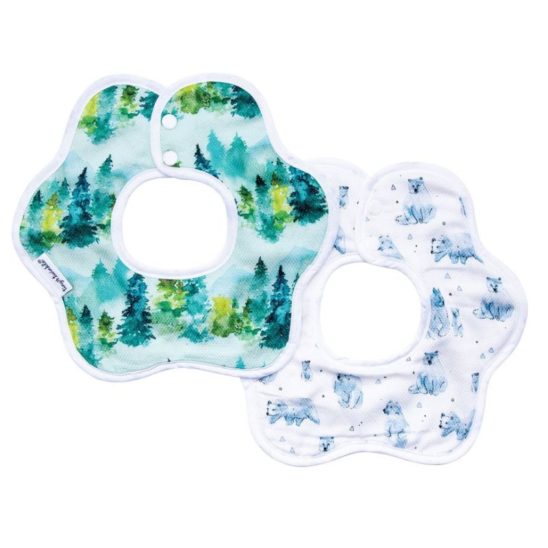 Kaffle Roundabout Bibs 2 Pack Forest