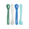Silicone Baby Spoons 4 Pack Boy
