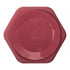 Silicone Suction Plate & Lid Set Burgundy