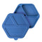 Silicone Suction Plate & Lid Set Blue
