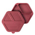 Silicone Suction Plate & Lid Set Burgundy