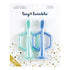 Silicone Training Toothbrushes - 2 Pack Indigo/Mint
