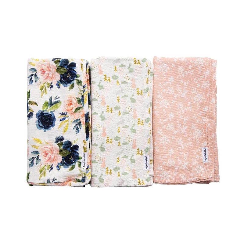 Kaffle Swaddle Blanket - 3 Pack Blush