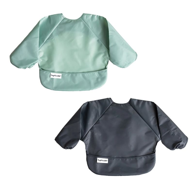 Mess-proof Full Sleeve Bibs - 2 Pack