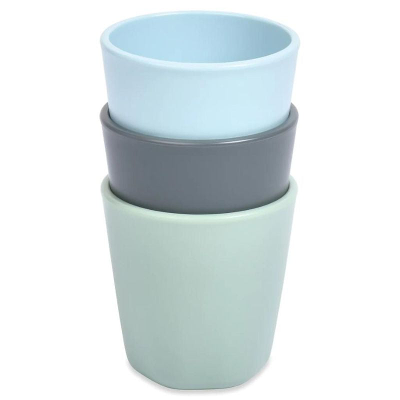 Tableware 3 Pack Cup Set Sage/Charcoal/Ice Blue