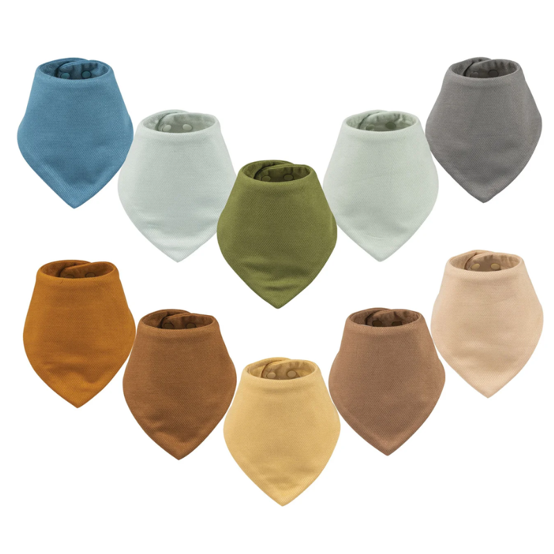 Bavoirs bandana Kaffle - Paquet de 10